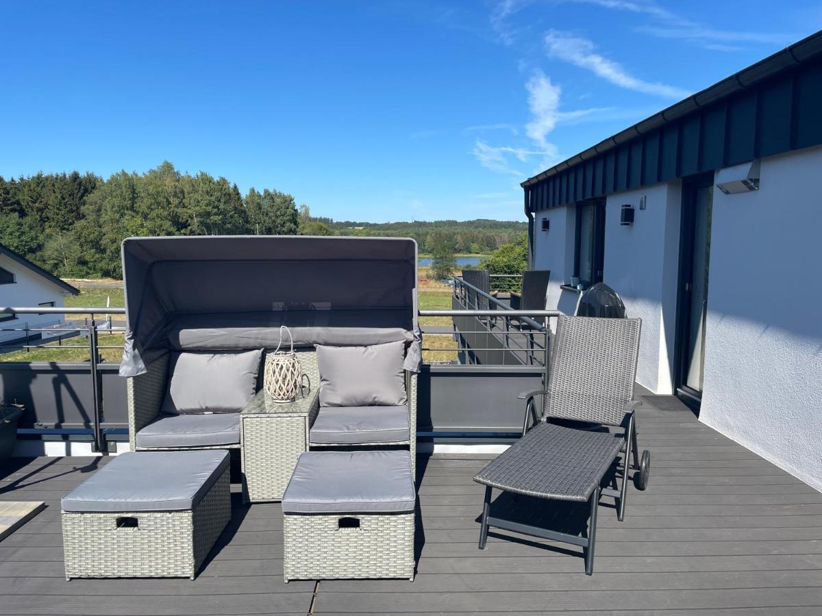 #Neu L Seeblick L Netflix L Boxspring L Nespresso L E-Tuer L Terrasse L 82M2 Ulmen Dış mekan fotoğraf